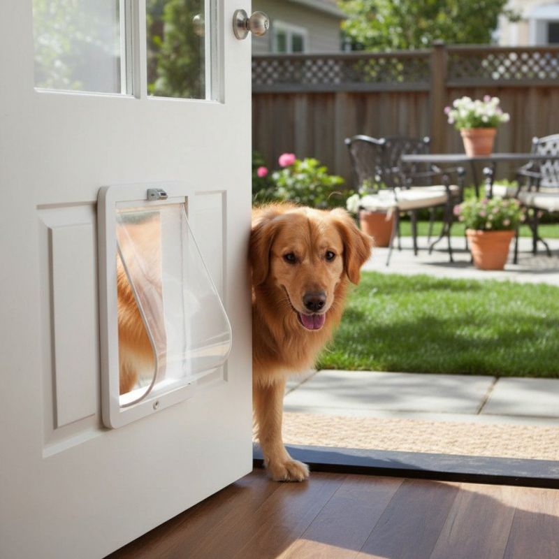Pet Door Installation detail